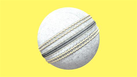 Cricket Ball (Sports) (White). - Download Free 3D model by Rohit Pawar (@rohit8999) [f7fb5ae ...