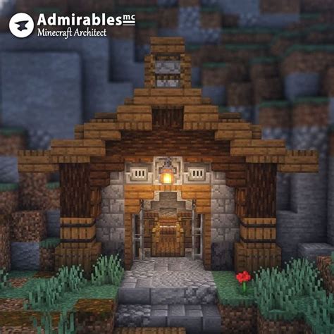 Minecraft | Admirable Peasant’s Instagram photo: “A mine entrance!! ⛏️ ...