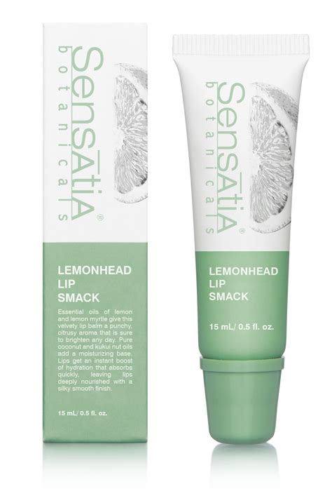 sensatia botanicals Lemonhead Lip Smack ingredients (Explained)