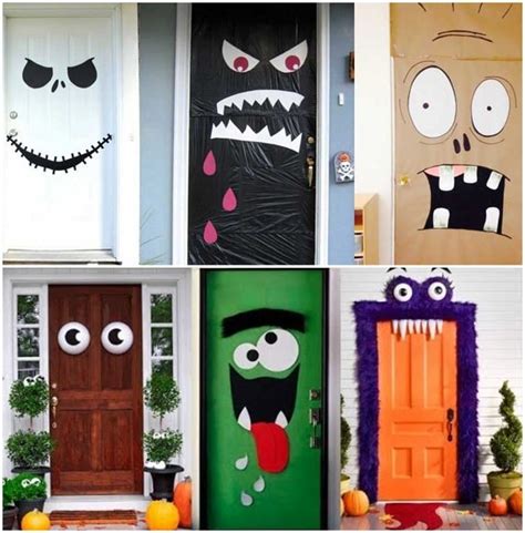 Ideas Decoración Puertas Halloween Que Den Miedo Caseras