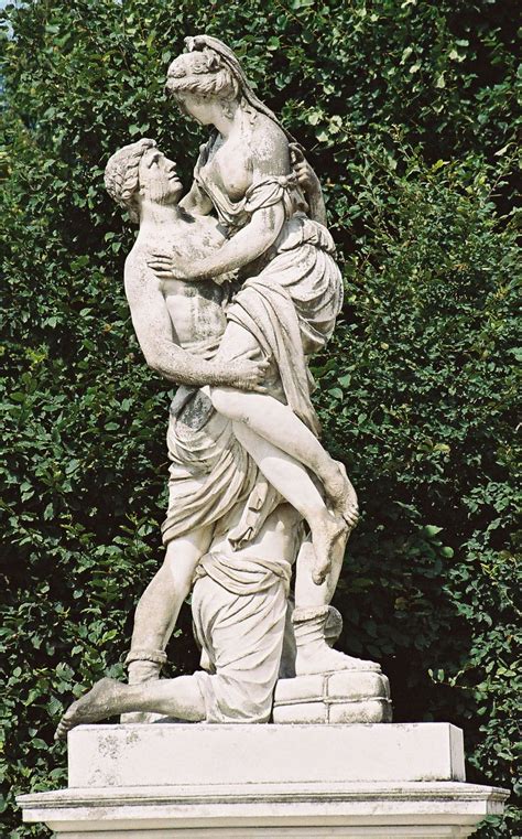 Abduction of Helena. Sculptor: Johann Wilhelm Beyer. Helen of Troy was ...