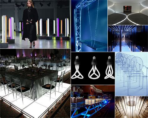 futuristic event decor inspiration for a forward thinking coporation