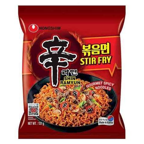 Nongshim Shin Ramyun Stir Fry Noodle 131g Online | Carrefour UAE