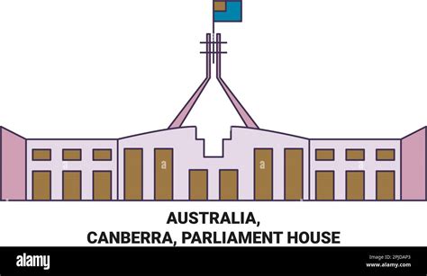 Parliament house canberra flag Stock Vector Images - Alamy