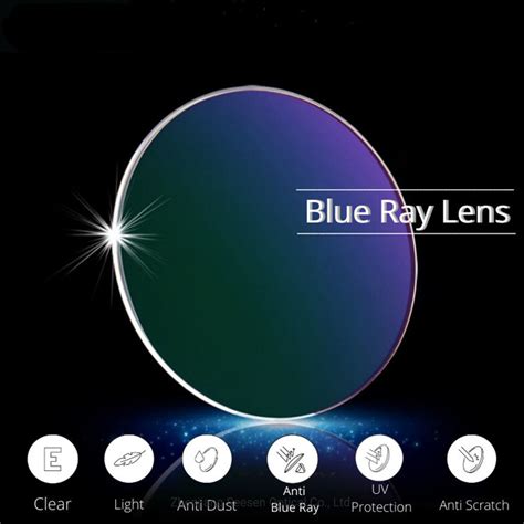 1.67 Blue Cut Eyeglasses Lens Anti Reflective Spectacle Optical Lenses - China Blue Light Filter ...