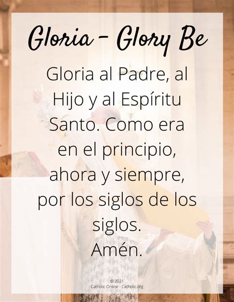 Gloria - Glory Be (FREE PDF) – Catholic Online Learning Resources