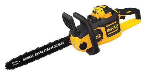 DEWALT 16", 40V, Battery Powered, Cordless Chain Saw, Battery Amperage 7.5 - 404M35|DCCS690X1 ...