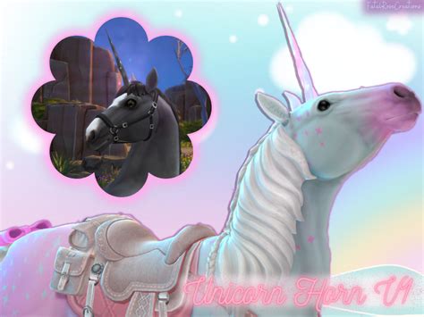 Unicorn Horn V1 | FatalRoseCreations | Sims 4 contenu personnalisé, Sims, Animaux