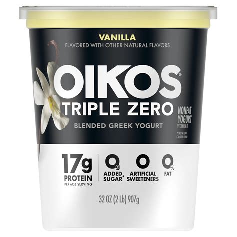 Oikos Yogurt Triple Zero Nutrition Facts | Besto Blog