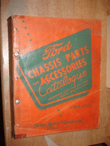 Buy 1928-1948 FORD CAR & 1928-1947 FORD TRUCK PARTS CATALOG ORIGINAL NUMBERS BOOK 40 in Carl ...