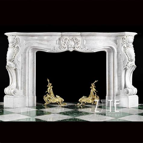 Classic Design Elegant Italian Marble Fireplace - Buy Italian Fireplace ...