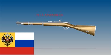 Berdan No2 carbine 3D model | CGTrader