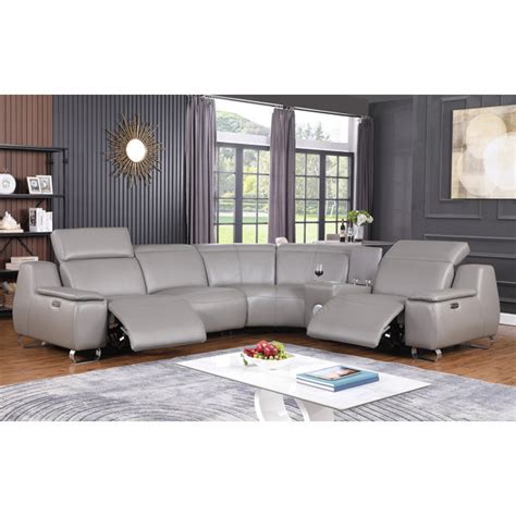 Lifestyle Furniture 2 Piece Real Leather Living Room Set | Wayfair