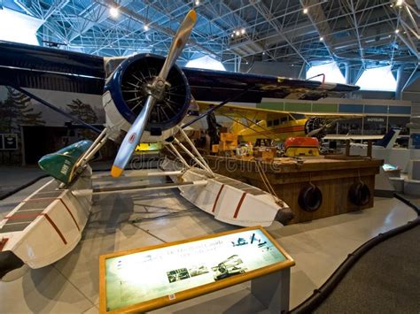 Museum Of Aviation. Exhibition Of Aircraft Exhibits Editorial Stock Image - Image of hall ...