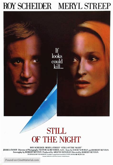 Still of the Night movie poster