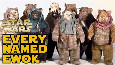 Every Named Ewok in Star Wars Canon - Star Wars Explained - YouTube