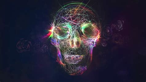 skull, digital art, artist - Coolwallpapers.me!