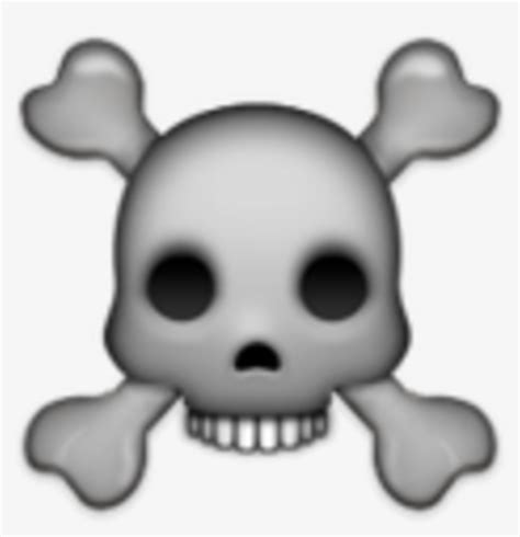 Download Skull And Crossbones Emoji Png | Transparent PNG Download | SeekPNG