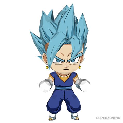 Dragon Ball Avatar [Dragon Ball FighterZ] Vegito SSJ Blue Chibi | Paperzone VN