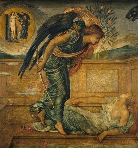 "Cupid and Psyche - Palace Green Murals" Edward Burne-Jones - Artwork on USEUM