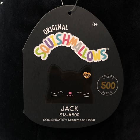 Jack the Black Cat 16” Squishmallow 1 of 500 and similar items