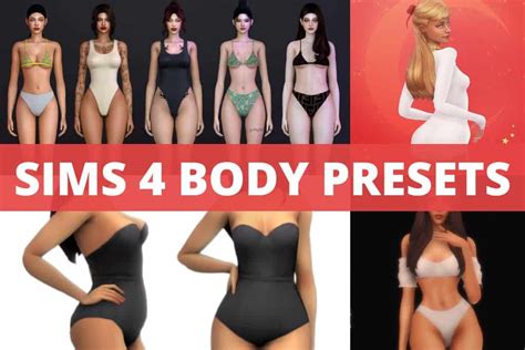 37+ Sims 4 Body Presets: Petite, Athletic, Curvy & More - We Want Mods