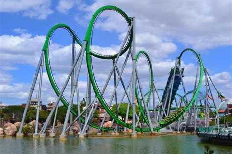 Incredible Hulk launched coaster, Universal Studios Islands of ...