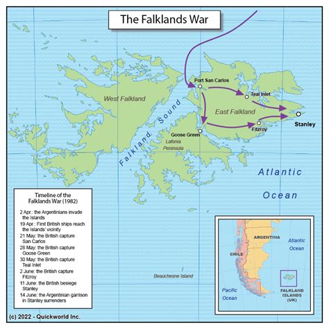 The Falklands War (More details on https://mapoftheday.quickworld.com/) : r/Maps