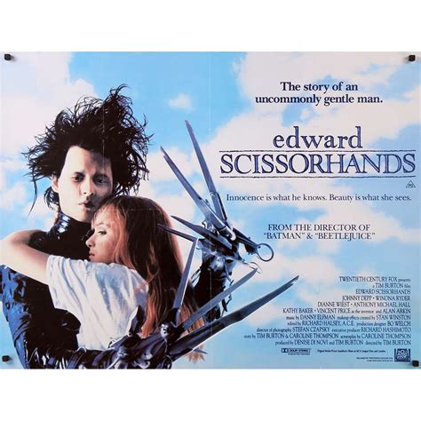 EDWARD SCISSORHANDS Movie Poster 30x40 in.