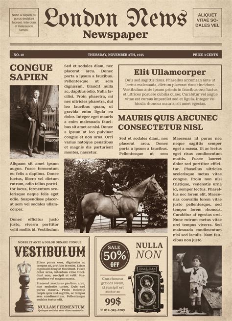 London Newspaper Free Google Docs Template | Fond d'écran marbre rose ...