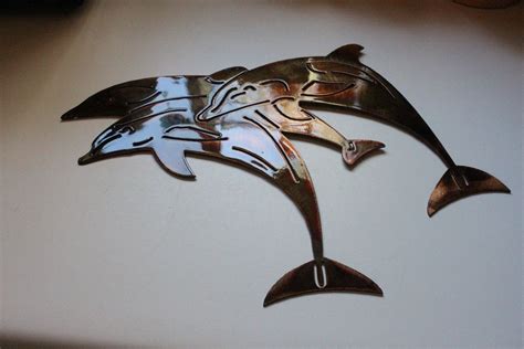 15 Photos Dolphin Metal Wall Art