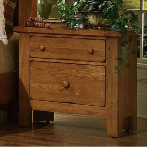 960-226 Vaughan Bassett Furniture Night Table-antique Oak