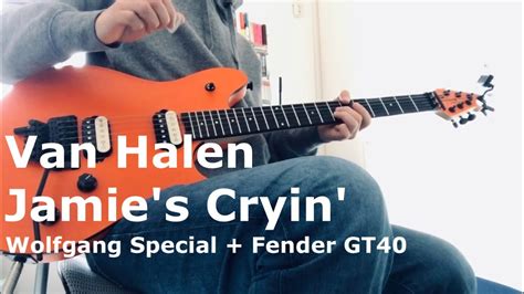 Van Halen / Jamie's Cryin' (Guitar Cover) - YouTube