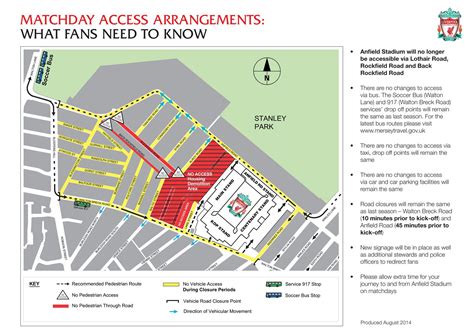 Important Anfield travel changes - Liverpool FC