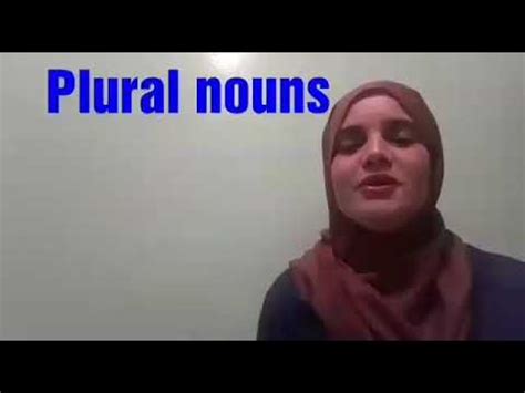 Plural nouns - YouTube