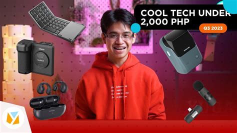 Cool Tech Under PHP 2K (Sept, 2023) - YouTube