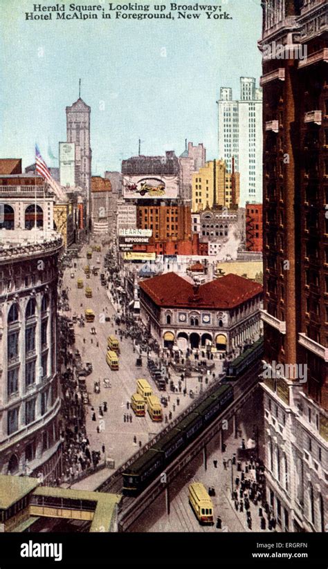 Herald Square and Broadway, New York City, USA in the 1920's - Hotel ...