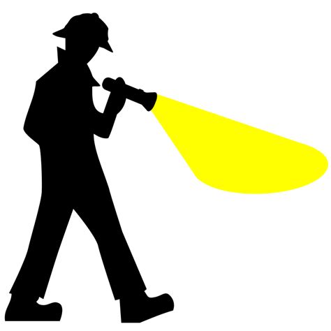 Free clip art "Detective Silhouette" by centroacademico