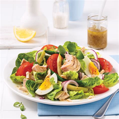 Salade niçoise au thon - 5 ingredients 15 minutes