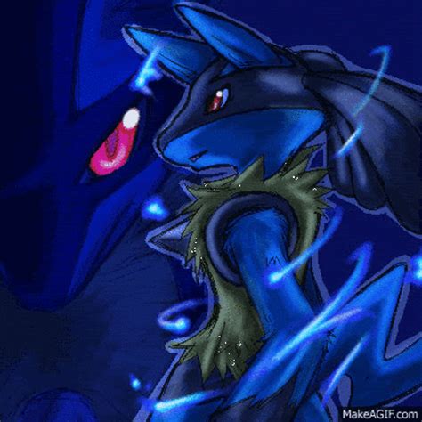 Lucario Aura Sphere Gif