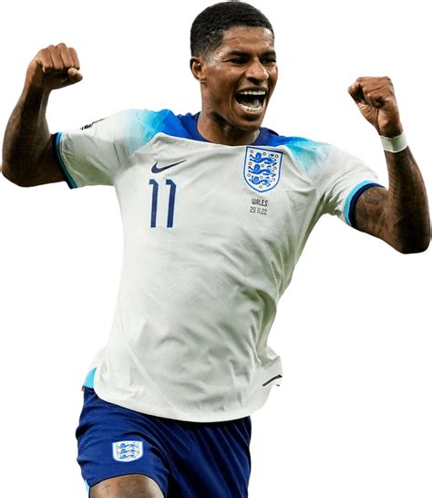 Marcus Rashford England football render - FootyRenders