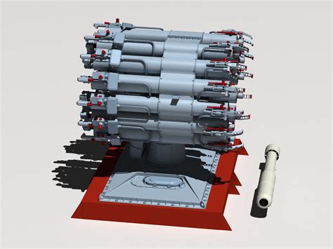 RBU-6000 (Smerch-2). 3D Model $75 - .max .obj .3ds .fbx - Free3D