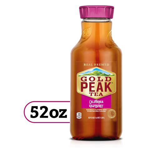 Gold Peak Raspberry Flavored Iced Tea Drink, 52 fl oz - Walmart.com - Walmart.com