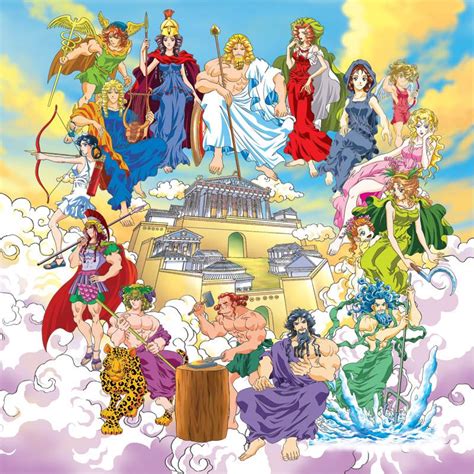 Twelve Olympian gods in Hong's Classical mythology | Greek mythology art, Greek mythology gods ...