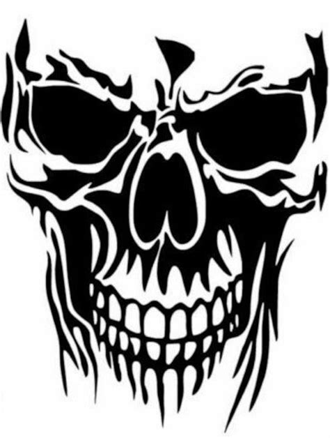 Skull Vinyl Decal - Etsy