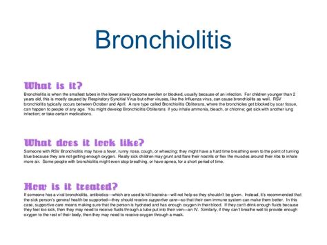 RSV Bronchiolitis