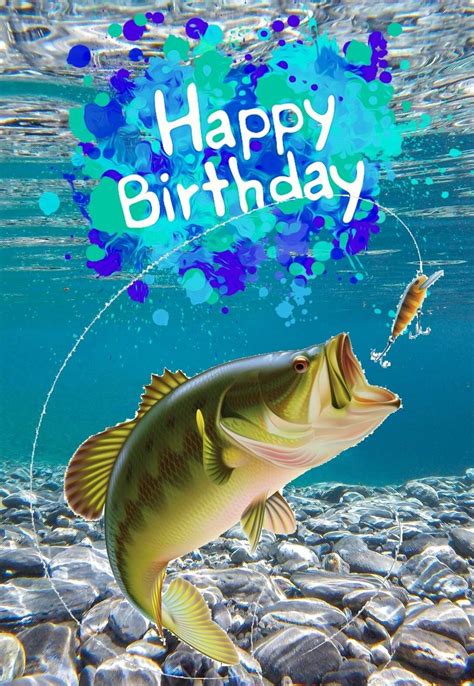 Fishing Printable Birthday Cards — PRINTBIRTHDAY.CARDS