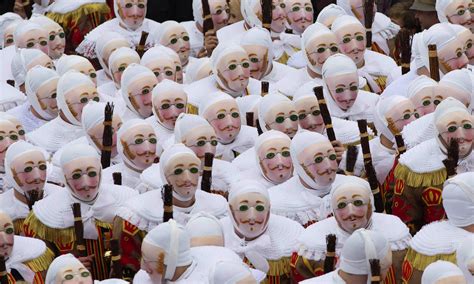 Gilles of Binche carnival parade | FT Photo Diary