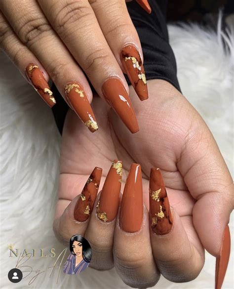 PINTEREST: Shaila🌴👑 - follow for more!! | Fall acrylic nails, Long ...