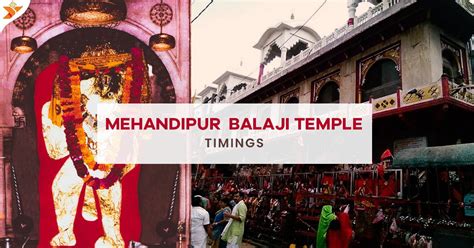 Mehandipur Balaji Temple Timings of Darshan & Aarti - 2023